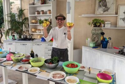 Seaview Cooking Class & Taormina local flavors with Chef Mimmo