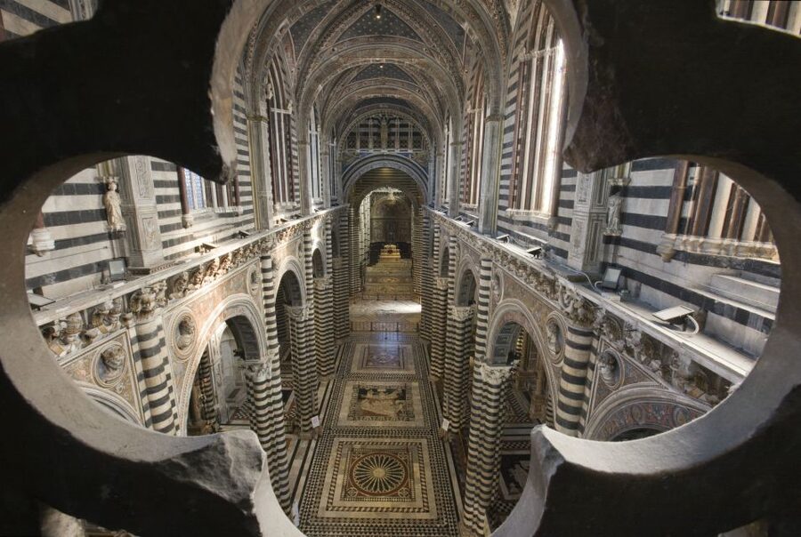 Siena: Cathedral Complex Pass with Audio Guide (OPA SI PASS) - Inside the cathedral, start with the marble floor