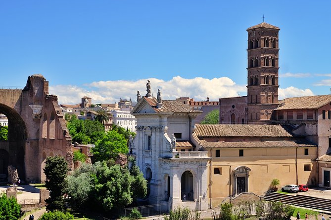 Small Group Colosseum, Roman Forum & Palatine Hill Tour - Walking up Palatine Hill