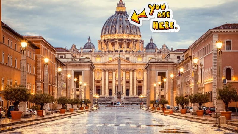 St. Peter's Dome Climb, Basilica and Vatacombs Tour - The Basilica from top to bottom