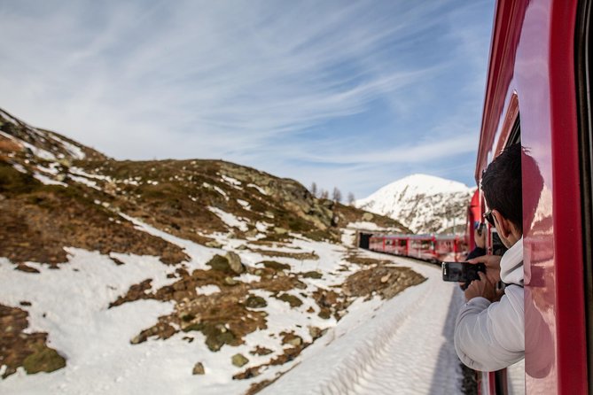 Swiss Alps Bernina Red Train and St.Moritz Tour from Milan - The early Milan pickup requires planning