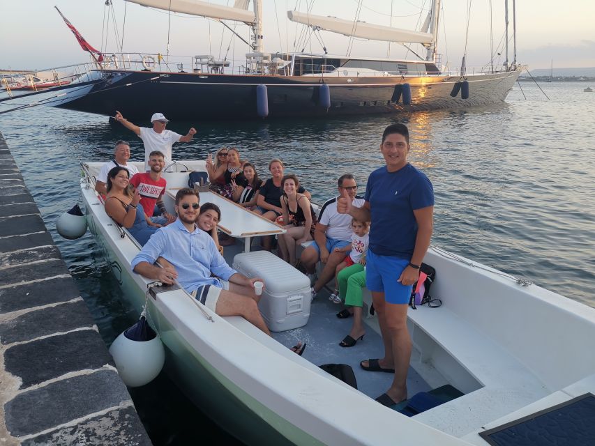 Syracuse: Ortigia Sunset Cruise with Aperitif - The Sicilian platter and prosecco