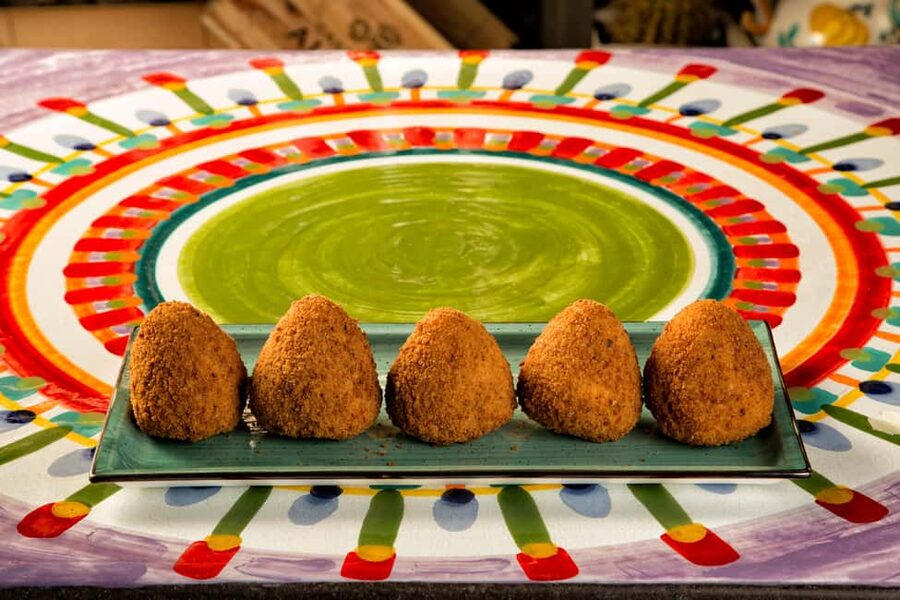 Taormina: Arancino Making Class with Drinks - The first lesson: rice, filling, and Sicilian technique