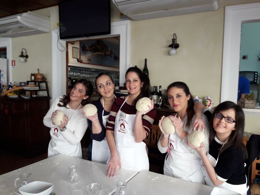 Taormina: Half-Day Pizza Making Class - Starting with dough, flour, and fresh pasta