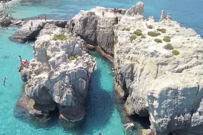The best Boat Tour from Tropea to CapoVaticano, max 12 passengers - Santa Maria dell’Isola and the onboard aperitif