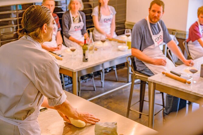 The Italian Way: Pizza and Gelato Class with Unlimited Wine - Baking and eating your own pizza