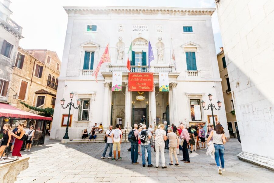 The Majestic Teatro La Fenice: Guided Tour in Venice - Entering Teatro La Fenice in Venice