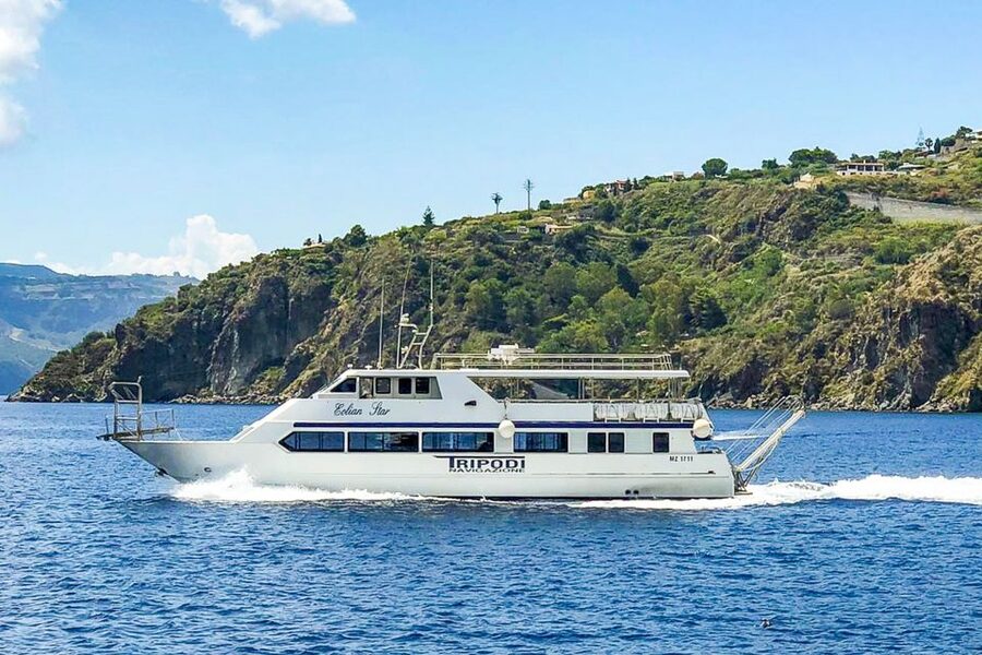 Tropea: Lipari, Panarea, and Stromboli Boat Tour by Night - Lipari from Marina Corta, 12:15 to 2:45 p.m.
