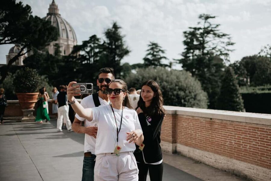 Vatican Museums & Sistine Chapel Skip-the-Line Guided Tour - Pinecone Courtyard and the first views
