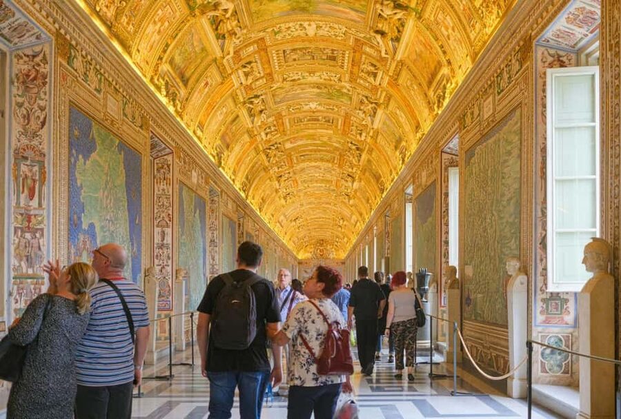 Vatican Museums & Sistine Chapel Tour with Optional Basilica - The courtyards set the stage