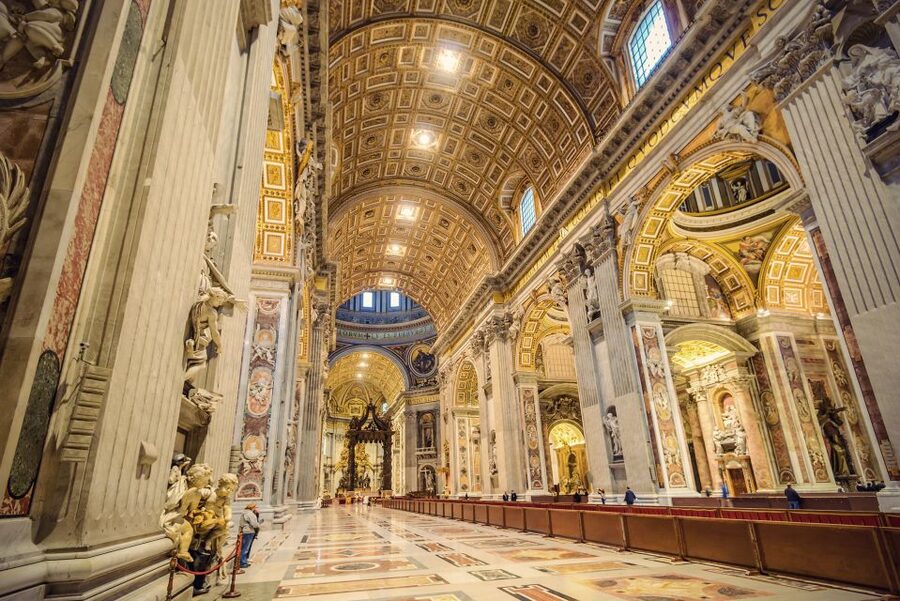 Vatican: Papal Audience and St. Peter's Basilica Guided Tour - One hour to look around on your own