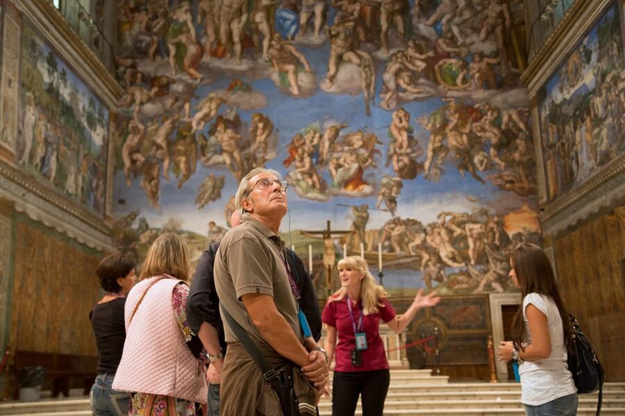 Vatican & Sistine Chapel Ticket with Optional Audio Guide - Passing security, the one line you cannot skip