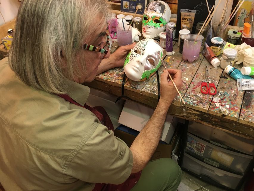Venice: Carnival Mask Workshop - The Carnival stories behind the paint