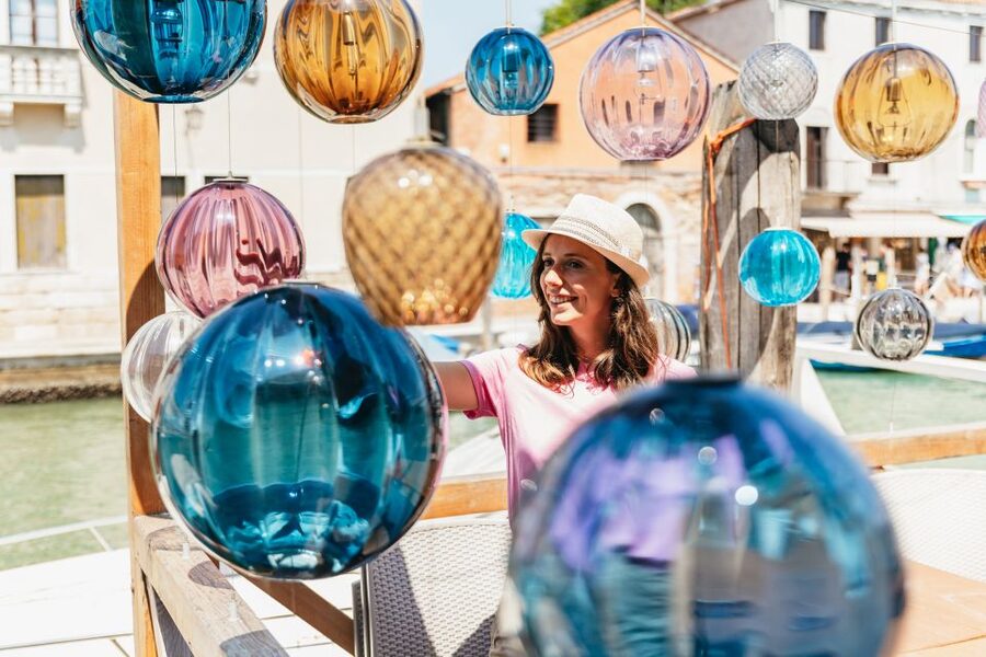 Venice: Murano and Burano Boat Tour with Glass Factory Visit - Burano’s colorful canals and one-hour walk