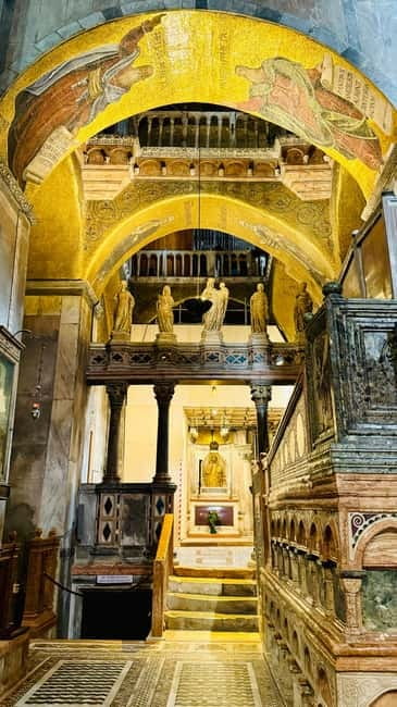 Venice: St. Mark's Basilica, Terrace, and Pala d’Oro Entry - Inside the Basilica: gold, shadows, and detail